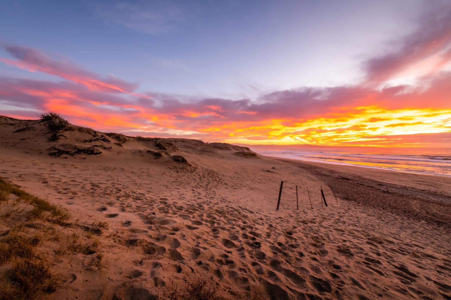 Sunset from Marina Dunes Park