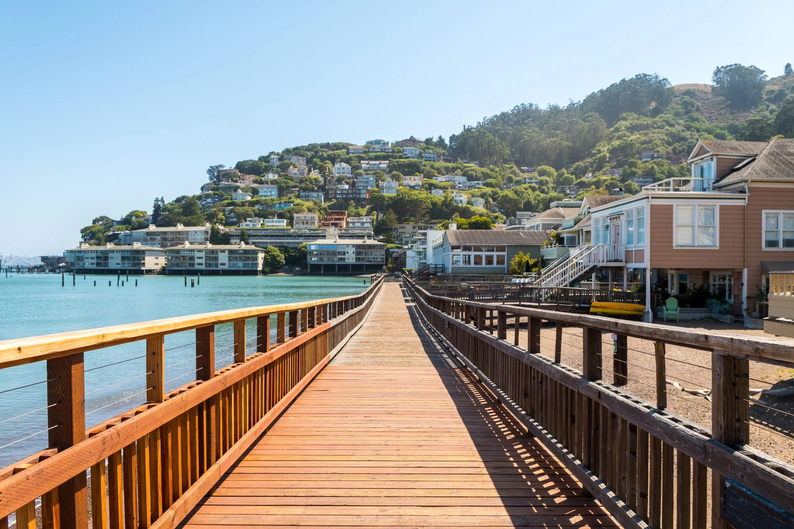 sausalito beautiful town near san francisco bay
